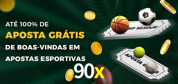 90x Ate 100% de Aposta Gratis